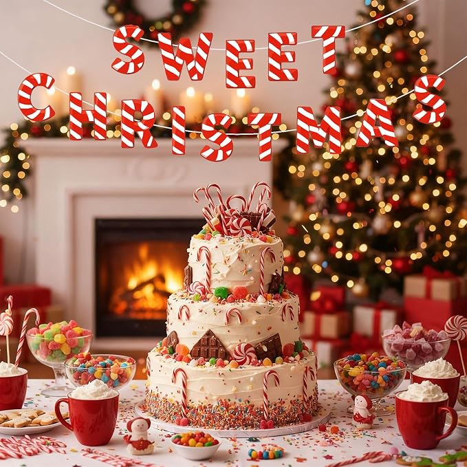Kosiz 116 Pcs DIY Letter Custom Banner Customizable Banner Kit Merry Christmas - Image 4