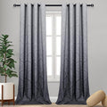 DWCN Grey Ombre Blackout Curtains by DWCN