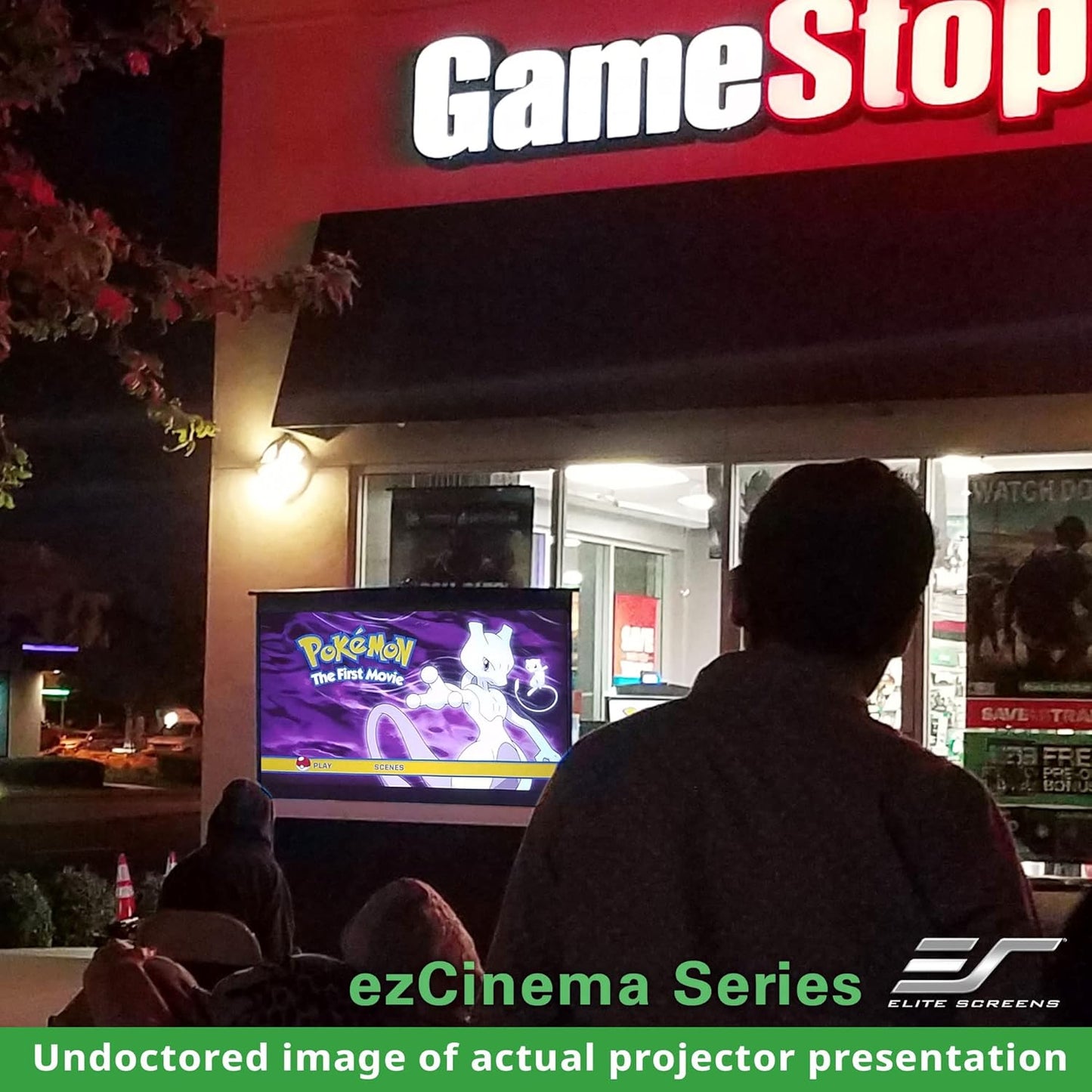 Elite Screens ezCinema 150" 16:9 Pull-Up Projector Screen, 8K/4K UHD Ready, Manual Portable MaxWhite B, Home Theater & Office, Manual, F150NWH