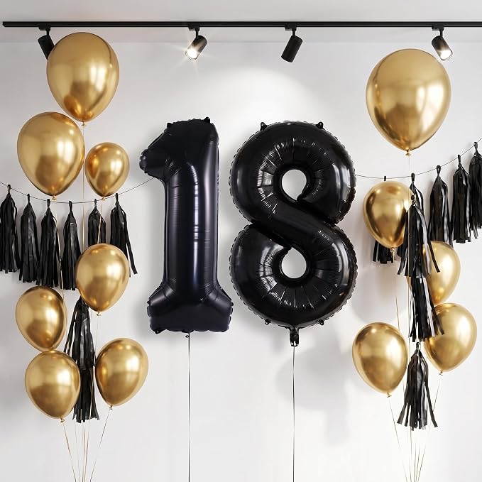 Number 18 Balloon Foil Mylar Balloons - Image 4