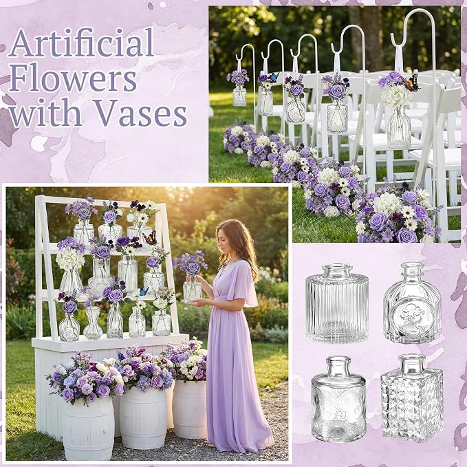 36 Pcs Artificial Flowers Table Centerpiece - Image 4