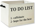 Inspirational Office Decor Storage Basket by KSDUT
