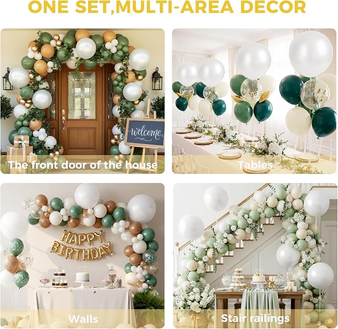 LOVESTOWN 18 Inch Pearl White Large Balloons, Birthday Wedding Baby Shower - Image 4