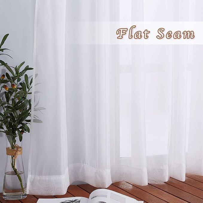 NICETOWN Sheer Curtains for Patio Door - Image 6