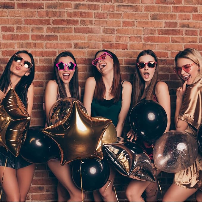 KBZVNAF Black Balloons Latex Party Balloons - Image 3