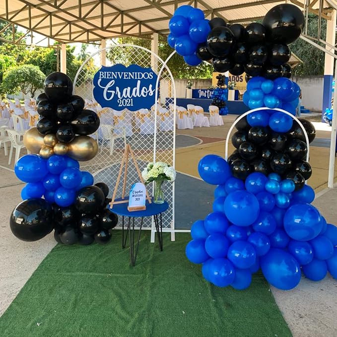 Voircoloria 130pcs Royal Blue Balloons Garland Arch Kit, 18 12 10 5 Inch | - Image 7