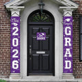 Moukeren 3 Pieces 2026 Graduation Party Decorations Graduation Porch Sign Class by Moukeren