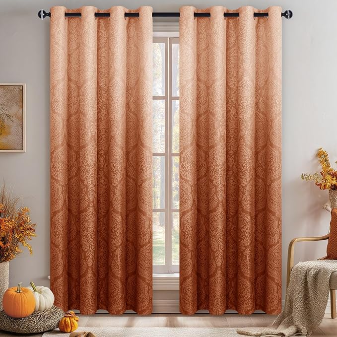 DWCN Ombre Curtains 84 inches Long by DWCN