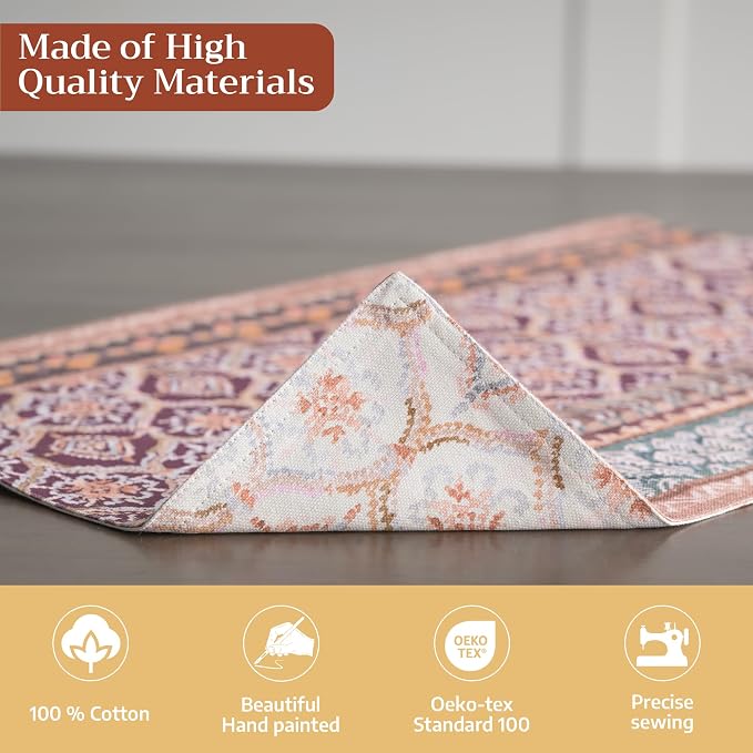 Maison d' Hermine Placemats Set of 4 Reusable 100% Cotton | Cloth Place Mats - Image 3