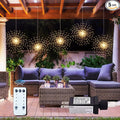 PXBNIUYA 5 Pack 1000LED Plug in Starburst Sphere Lights, Firework Light 8 Modes by PXBNIUYA
