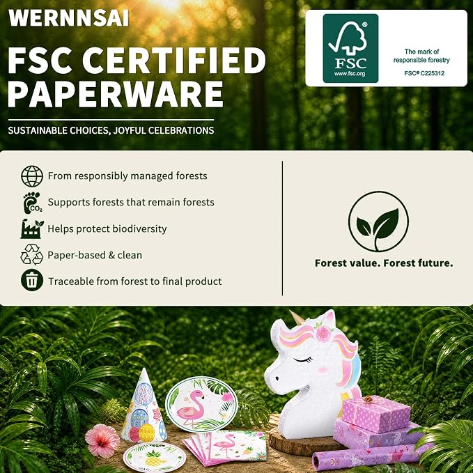WERNNSAI 12 Pcs Birthday Party Hats Assorted Themes Cone Paper Headbands | - Image 5
