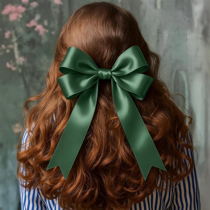 30Yards 1 1/2In Dark Green Ribbon - Image 5