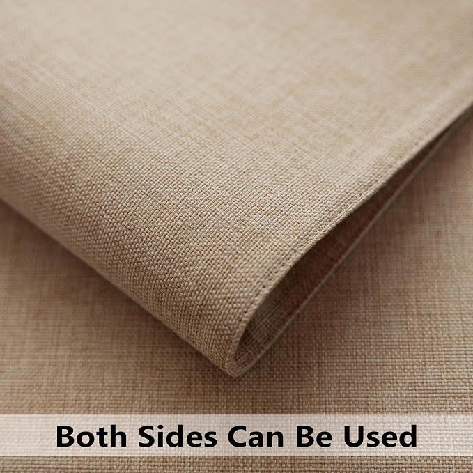 Demetex Placemats Set of 6 Heat Resistant Dining Table Mats Linen Cloth - Image 5
