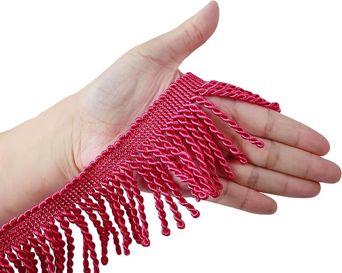 BEL AVENIR Bullion Fringe Trim Curtain Fringes 10 Yard x 2.5 Inches Sewing | - Image 4