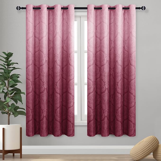 DWCN Ombre Room Darkening Blackout Curtains by DWCN