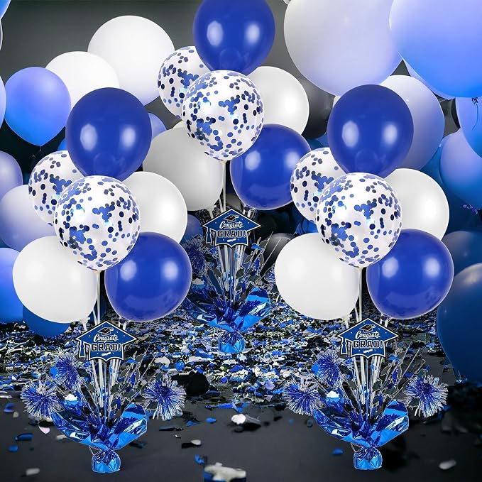 4 PCS Graduation Centerpieces for Tables Balloons Stand Holder Kit College - Image 2