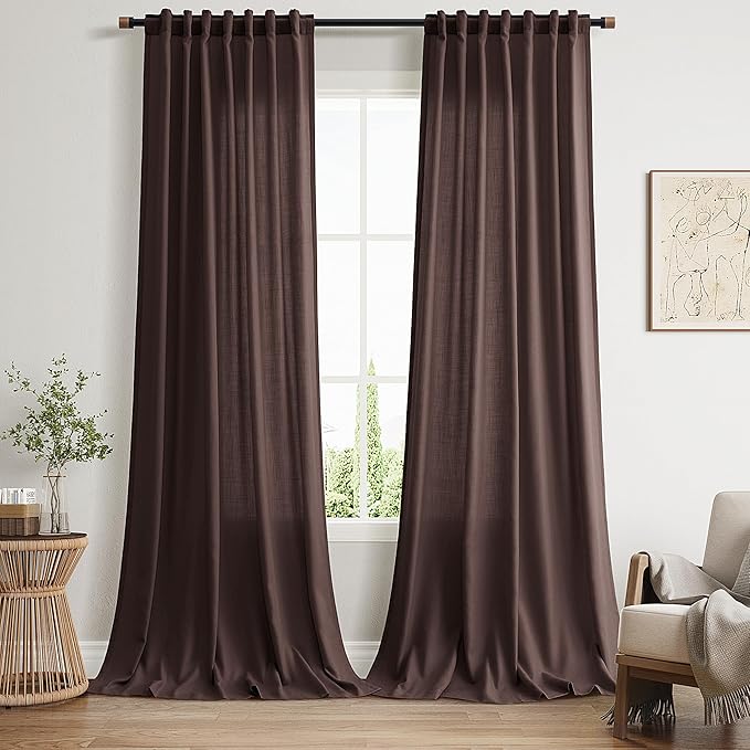 Extra Long Curtains 102 Inches Long by Nanspring
