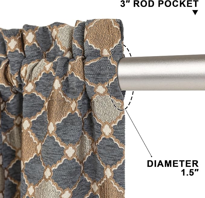 Loom and Mill Elegant Chenille Curtains - Image 5