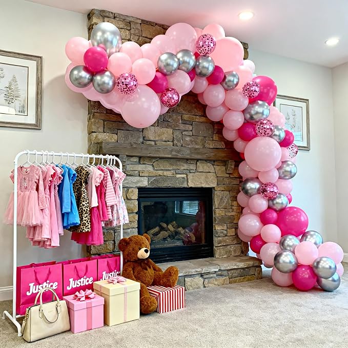 Patimate Pastel Pink Latex Party Balloons 150pcs 5 Inch - Image 5