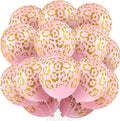 Gejoy 36 Pcs Cheetah Balloons Pink Leopard Print Balloons 12 Inch Spots Latex by Unknown
