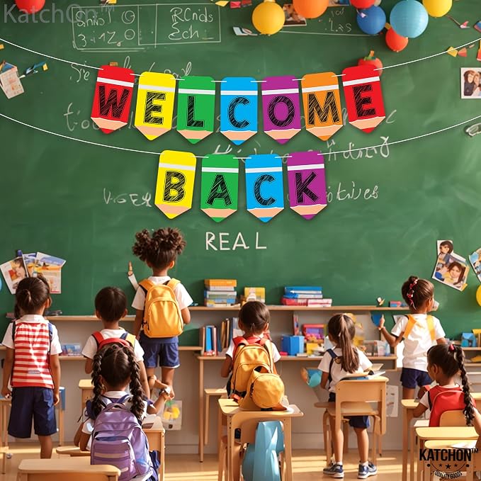 KatchOn Pre-Strung Welcome Back Banner - Image 6