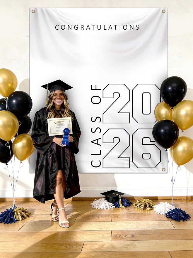 Class of 2026 Graduation Banner 5X6feet - Image 4