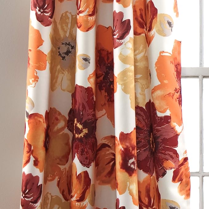 Lush Decor Leah Room Darkening Window Curtain Panel Pair, 84 inch x 52 inch - Image 3