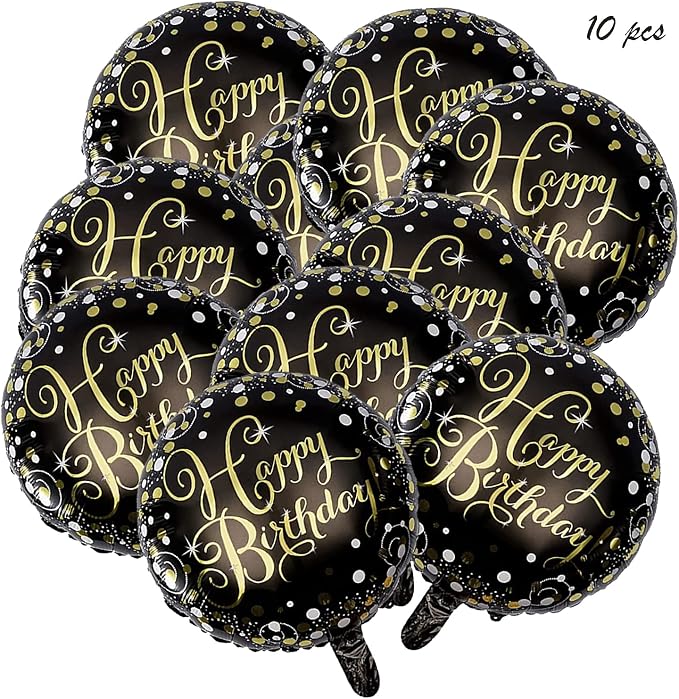 10 Pcs Happy Birthday Balloons - Image 4