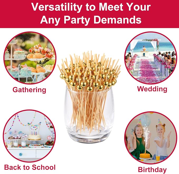 200 PCS Cocktail Picks, Fancy Toothpicks - Image 7
