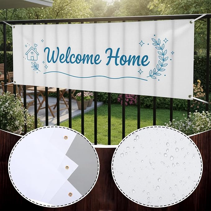 Zonon Large Blank Banners And Signs Polyester Oxford Cloth Sublimation Banner - Image 3