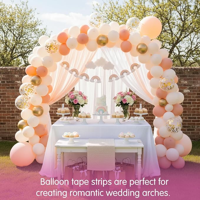 10 Rolls Balloon Decorating Strip, 164ft Balloon Garlands Kit | Balloons Arch - Image 4