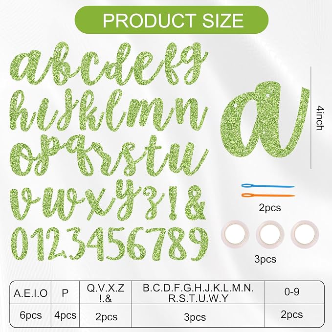 BEISHIDA 116 PCS A-Z DIY Letter Banner Kit Make Your Own Banner，Including 111 - Image 2