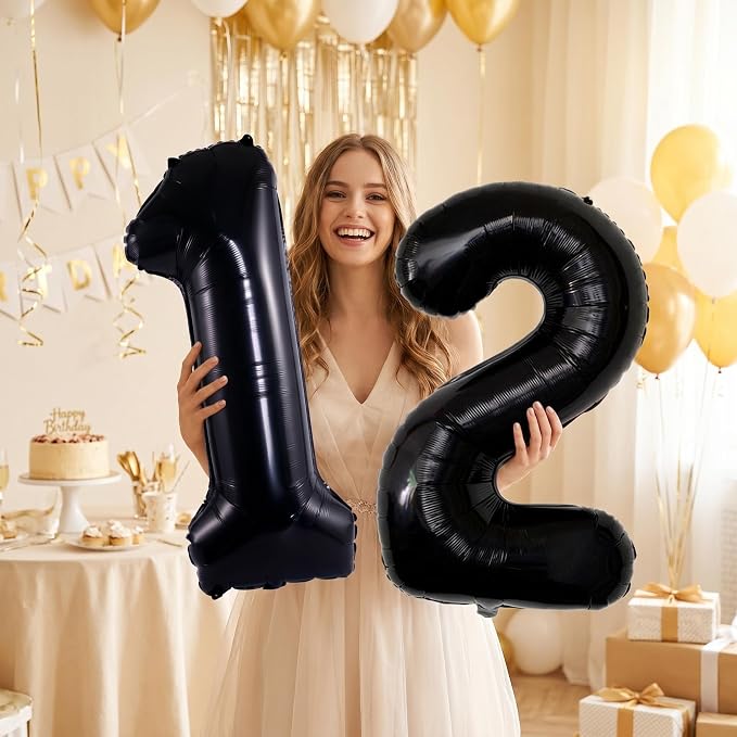YPSelected 32 Inch Large Foil Helium Number Balloon Birthday Wedding Party 0-9 - Image 2