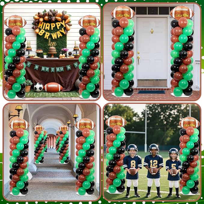2 Sets Football Party Balloon Column Stand Kit - Image 7