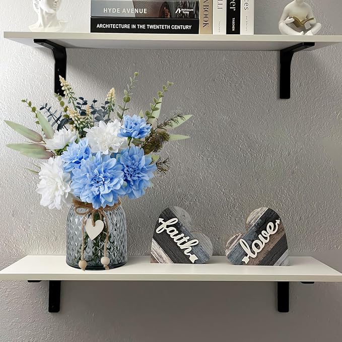 Leftover Fake Flowers in Vase, Faux Flowers in Vase, Table Centerpieces - Image 6