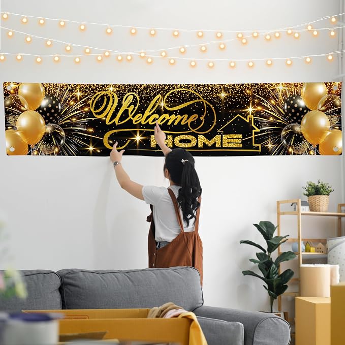 Welcome Home Banner 6 x 1.3ft - Image 5