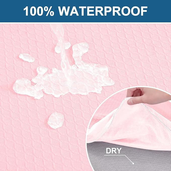 Smiry Waterproof Seat Covers for Dining Room Chairs, No Rear Covers | Stretch - Image 3