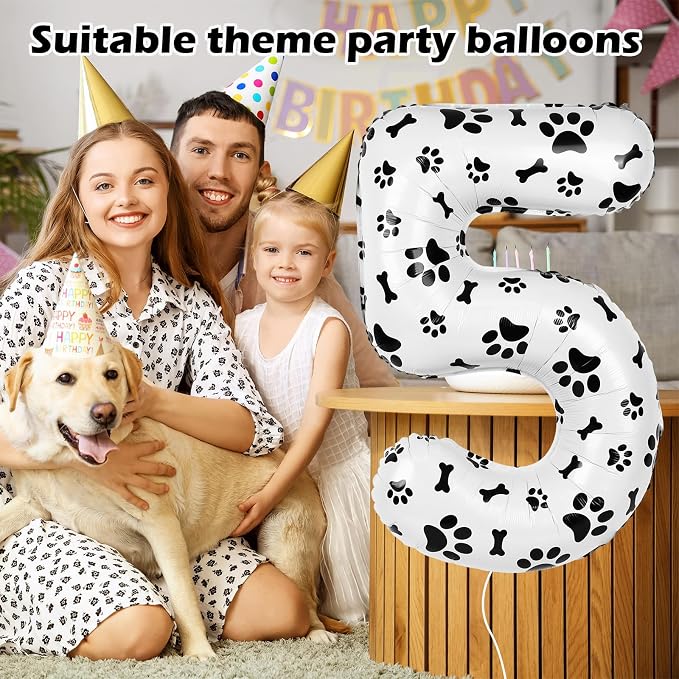40 Inch Dog Foil Birthday Balloons - Image 3