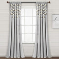 Lush Decor Boho Pom Pom Tassel Linen Textured Window Curtain Panel, Single 52" by LushDecor