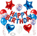 27 PCS Happy Birthday Balloon, Birthday Decorations 3D Foil Happy Birthday by WEIKA