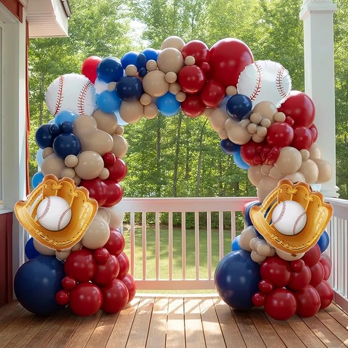 Baseball Balloon Garland Arch Kit - Image 4