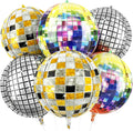 6pcs 22 Inch Colorful Disco Ball Balloons by Paready