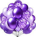 Firomi Metallic Chrome Purple Balloons Set 12-inch 70 Pack | Purple and Premium by Firomi