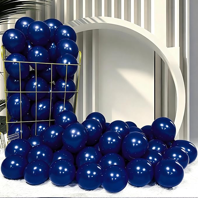 Firomi Navy Blue Balloons 5- inch 100pcs | Samll Helium Shiny Thicken Latex by Firomi