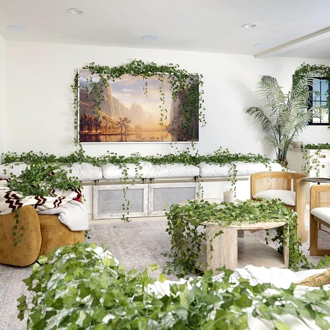 72 Pack 504Ft Artificial Ivy Fake Vines, Ivy Garland Greenery Garland Fake - Image 8