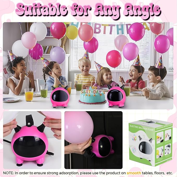 Balloon Pump Electric, Portable Balloons Inflator Air Pump - Image 5
