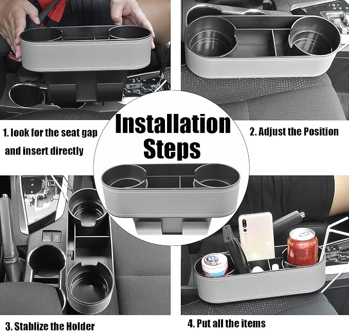 Console Side Pocket, Cup Holder - Image 6