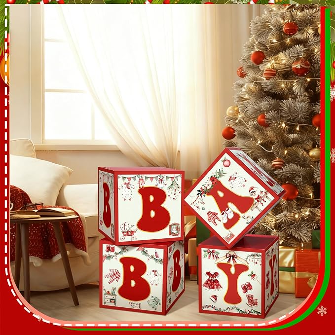 Kathfly 4 Pcs Baby Decoration Boxes - Image 6