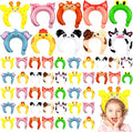 Liliful 50 Pcs Zoo Animal Inflatable Headbands Unicorn Wildlife Safari Balloon by Liliful