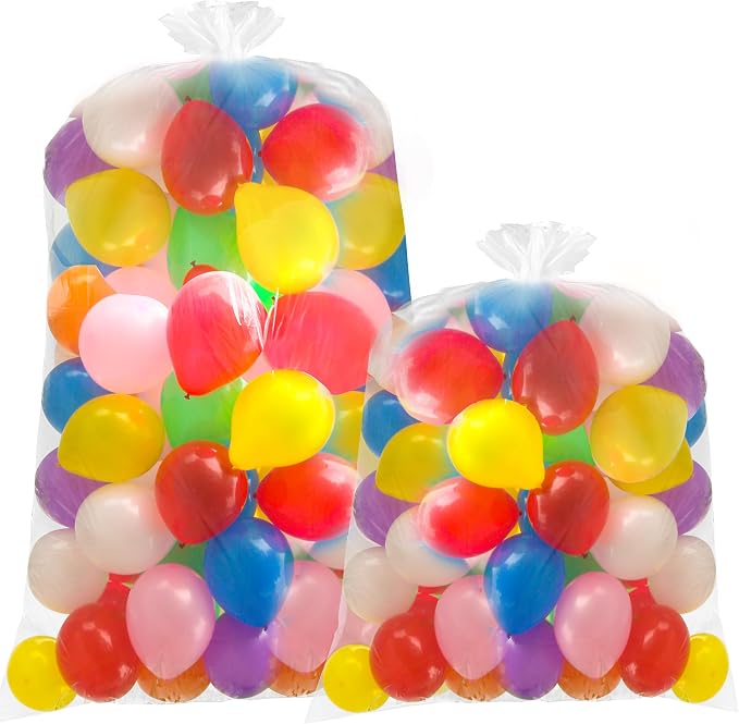 4PCS Balloon Bags, Transparent Giant Big Large Reusable Clear Plastic Storage - Image 3